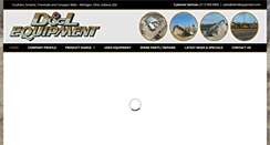 Desktop Screenshot of dandlequipment.com