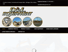 Tablet Screenshot of dandlequipment.com